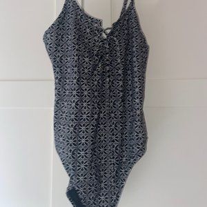 Black & White Bathing Suit